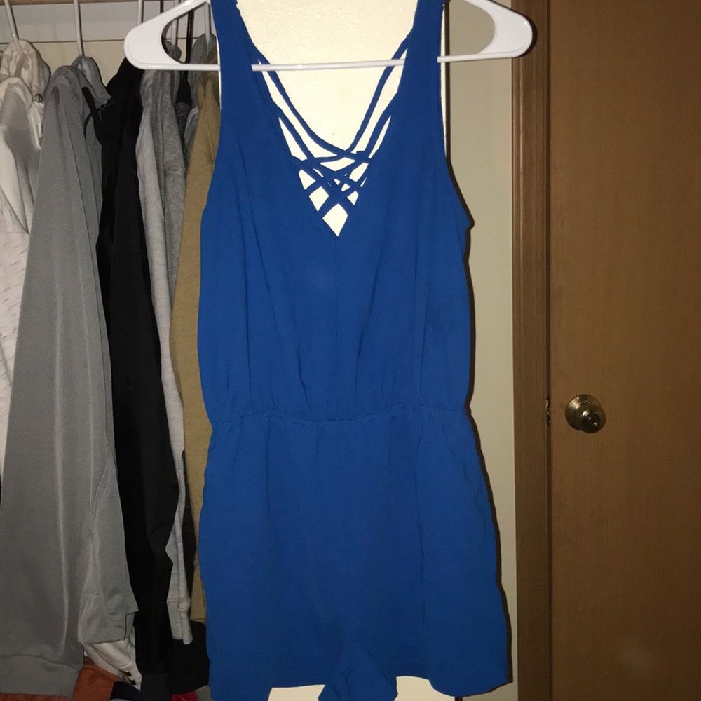 Blue romper